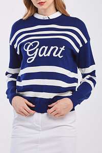 SVETER GANT D1. GANT STRIPE LOGO CREW