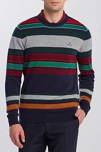 SVETER GANT D1. MULTI STRIPE CREW