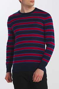 SVETER GANT D1. MULTI STRIPE MERINO CREW