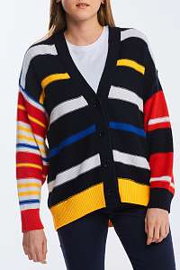 SVETER GANT D1. MULTI STRIPED CARDIGAN