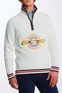 SVETER GANT D1. RW RIB HALF ZIP