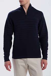 SVETER GANT O1. TEXTURE STRIPE HALFZIP