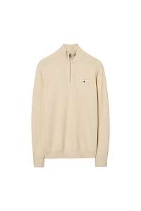 SVETER GANT O2. HERRINGBONE TEXTURE HALFZIP