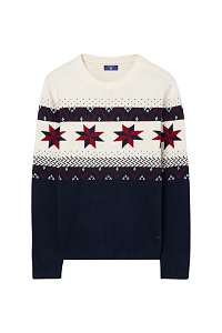SVETER GANT OP1. FAIRISLE CHRISTMAS CREW