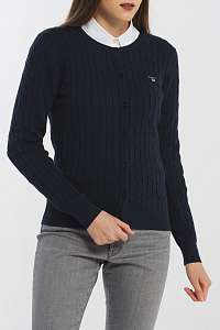 SVETER GANT STRETCH COTTON CABLE CARDIGAN