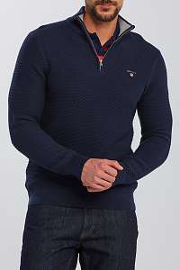 SVETER GANT TRIANGLE TEXTURE HALFZIP