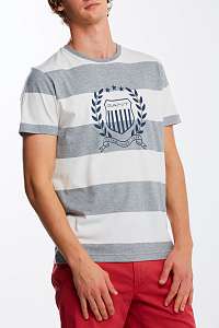 TRIČKO GANT D2. CREST STRIPE SS T-SHIRT
