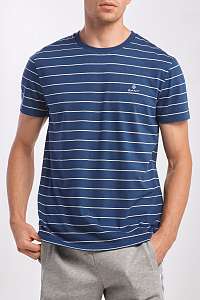 TRIČKO GANT D2. STRIPED LINEN SS T-SHIRT