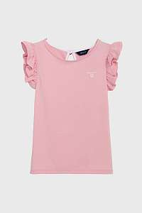 TRIČKO GANT KG. GIRL SOLID FRILL TOP