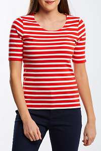 TRIČKO GANT STRIPED 1X1 RIB LSS T-SHIRT