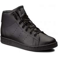 adidas  Stan Smith Mid J  Čierna
