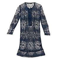 Antik Batik  Krátke šaty LEANE  Modrá