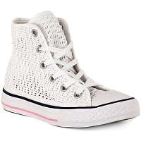 Converse  ALL STAR HI  TINY CROCHET  Biela