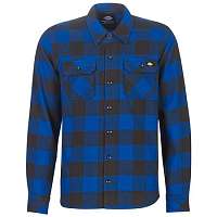 Dickies  Košele s dlhým rukávom SACRAMENTO  Modrá