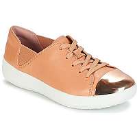 FitFlop  F-SPORTY MIRROR-TOE SNEAKERS  Béžová
