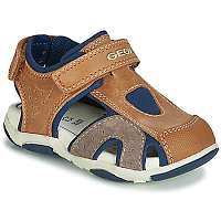 Geox  Sandále B SANDAL AGASIM BOY  Hnedá