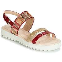 Geox  Sandále J SANDAL CORALIE GIR  Červená