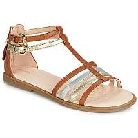 Geox  Sandále J SANDAL KARLY GIRL  Hnedá