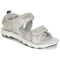 Hummel  Sandále SANDAL GLITTER JR  Strieborná