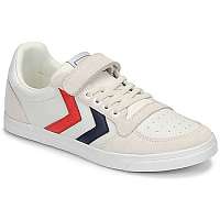 hummel  SLIMMER STADIL LEATHER LOW JR  Biela