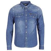 Lee  LEE WESTERN SHIRT  Modrá