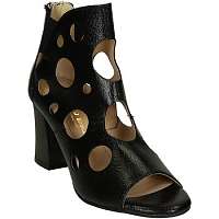 Leonardo Shoes  602/2 CRACK NERO  Čierna