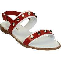 Leonardo Shoes  T10 VITELLO BIANCO  Červená