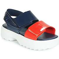 Melissa  Sandále SANDAL + FILA  Modrá
