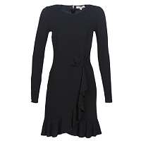 MICHAEL Michael Kors  LS TWIST WAIST DRESS  Čierna