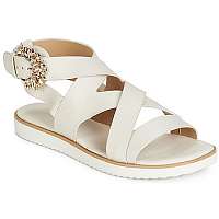 MICHAEL Michael Kors  Sandále FRIEDA FLAT  Béžová