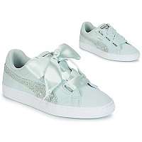Puma  BASKET HEART CANVAS W'S  Zelená