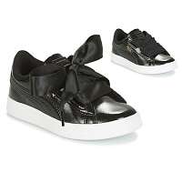 Puma  BASKET HEART GLAM PS  Čierna