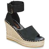 Superdry  Sandále ANNA WEDGE ESPADRILLE  Čierna