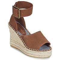 Superdry  Sandále ANNA WEDGE ESPADRILLE  Hnedá