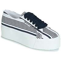 Superga 90 COT MULTI STRIPE W  Biela