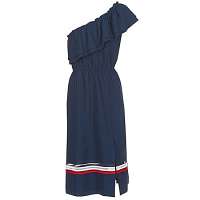 Tommy Hilfiger  Dlhé šaty OC JOIE DRESS  Modrá