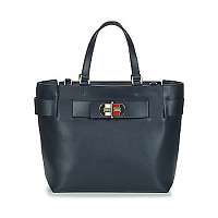 Tommy Hilfiger  Kabelky TURNLOCK TOTE  Modrá