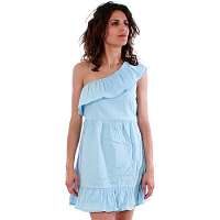 Vero Moda  10192757 VMSIA ONE SHOULDER FRILL SHORT DRESS CERULEAN  Modrá