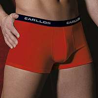 Carllos Pánske boxerky Red M004 červená XL