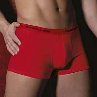 Carllos Pánske boxerky v červenej farbe M004 červená XL