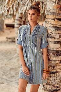 David Beachwear Plážové šaty Coco šedá L
