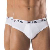 Fila 2 pack bielych slipov FILA biela XL