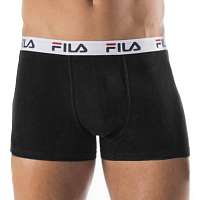 Fila 2 pack čiernych boxeriek FILA ČIERNA XL