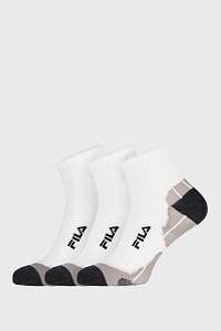 FILA 3 PACK bielych ponožiek FILA Multisport biela-46