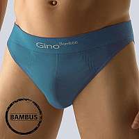 GINO Slipy Bamboo nízke Petrolej petrolejová L/XL
