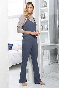 Jadea Dámsky komplet Kairi modrý jeans M