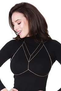 Julimex Retiazka Body Bijoux Misty strieborná uni