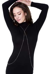 Julimex Retiazka Body Bijoux Wendy strieborná uni
