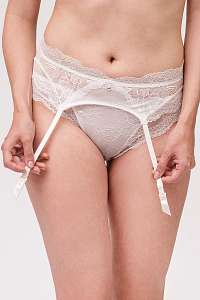 LAUMA lingerie Podväzkový pás Lilly I biela