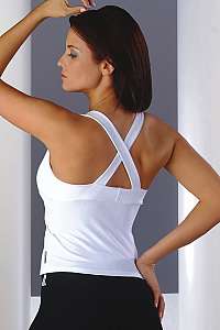MrsFitness Tielko Donna biela S